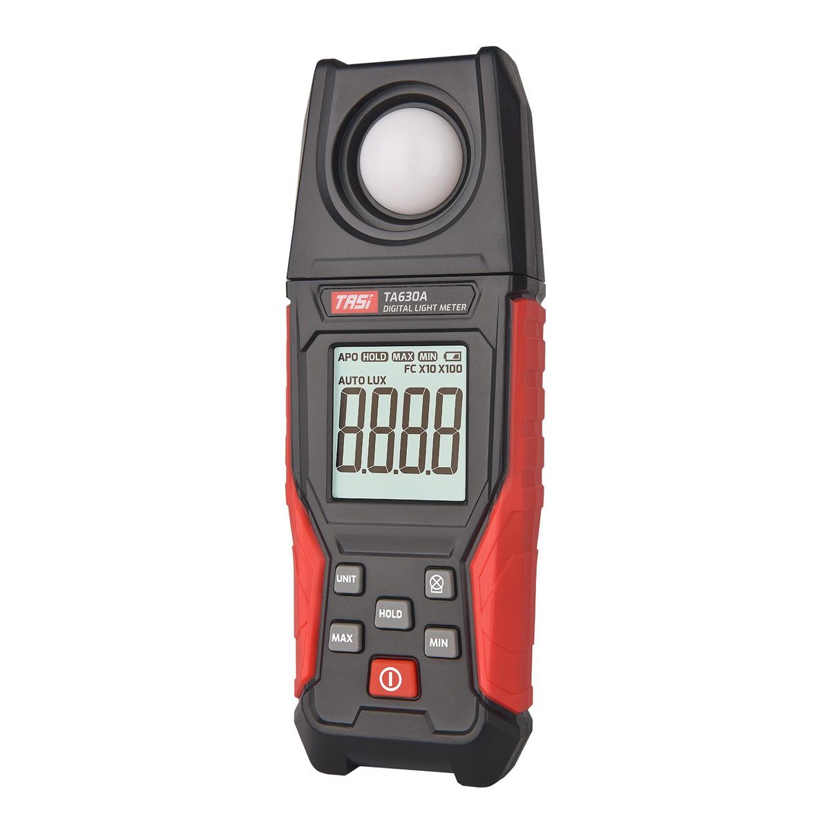 TASI Digital Light Meter Illuminance Lux Meter with Record Function LCD Display 0~200,000 Measurement Range Flexible Sensor Light Tester for Photography Plants Indoor Outdoor