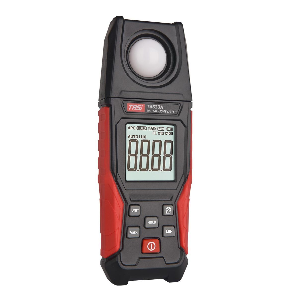 TASI Digital Light Meter Illuminance Lux Meter with Record Function LCD Display 0~200,000 Measurement Range Flexible Sensor Light Tester for Photography Plants Indoor Outdoor