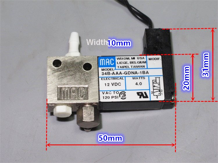 Parker Solenoid Valve For Dc12v D1001-23-01 Brushless Mini
