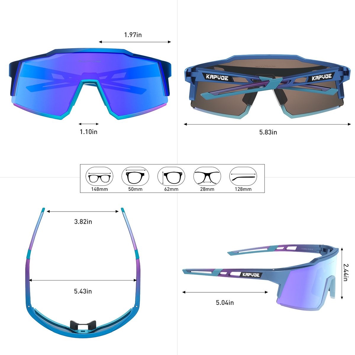 Kapvoe Polarized Glasses Fishing Accessories Man C