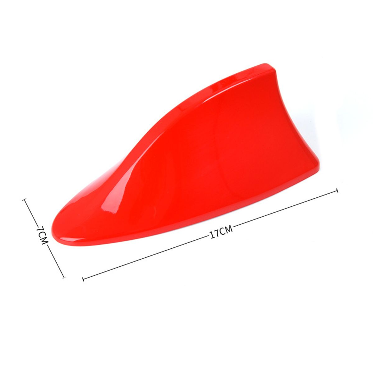 Car Antenna Self-adhesive Universal Shark Fin Shape-Black