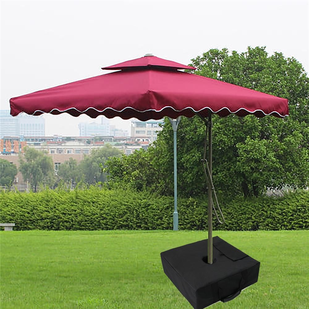 Sandbag for Umbrella Base Canopy Weight Bag 18" Square Sandbags with Handle for Outdoor Sunshade Beach Tent Camping Hiking Canopy