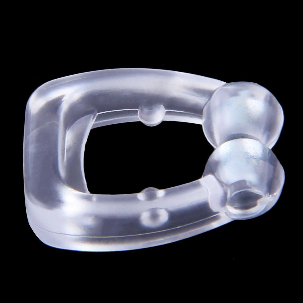 MT Stop Snoring Anti Snore Nose Clip Apnea Guard Care Tray Sleeping Aid-Transparent