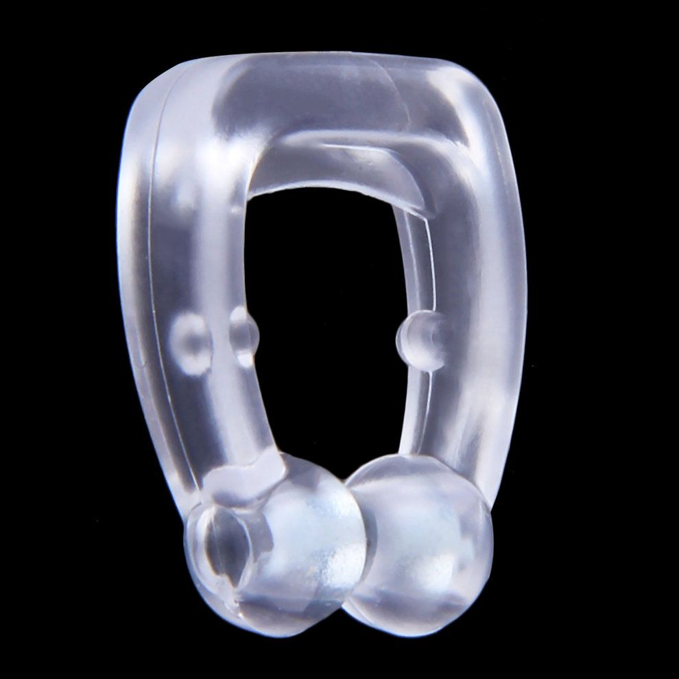MT Stop Snoring Anti Snore Nose Clip Apnea Guard Care Tray Sleeping Aid-Transparent
