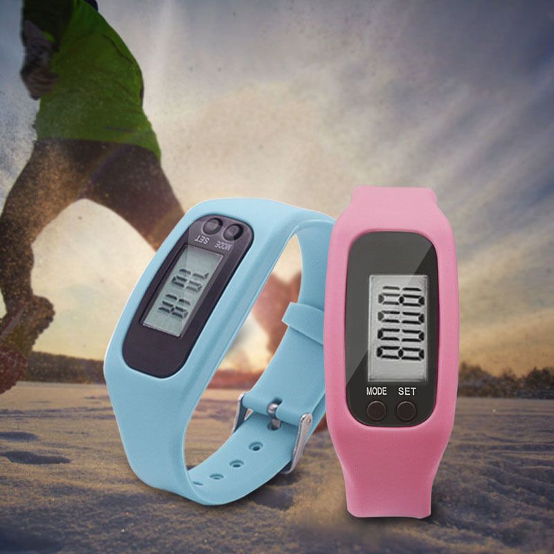 Sports Pedometer Running Step Counter Walking Distance B