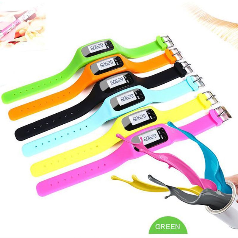 Sports Pedometer Running Step Counter Walking Distance B