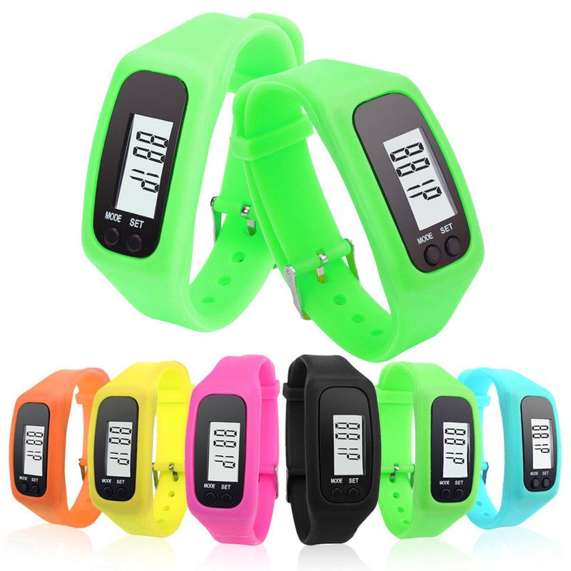 Sports Pedometer Running Step Counter Walking Distance B