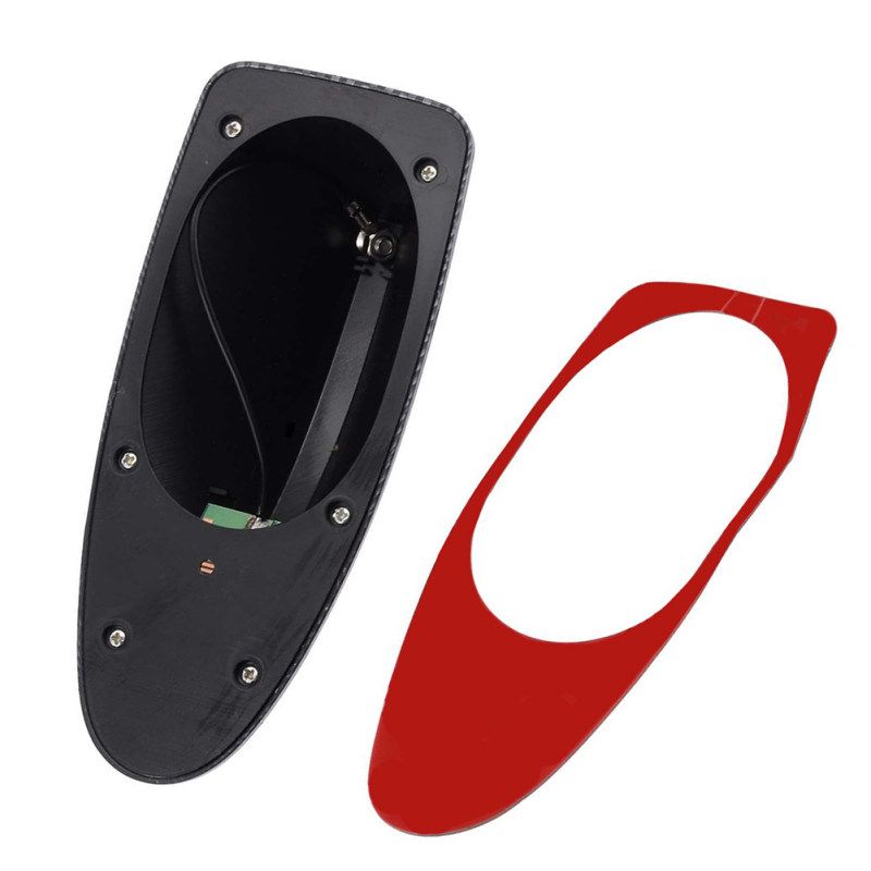 Carbon Fiber Car Auto Styling Roof Shark Fin Radio-Black