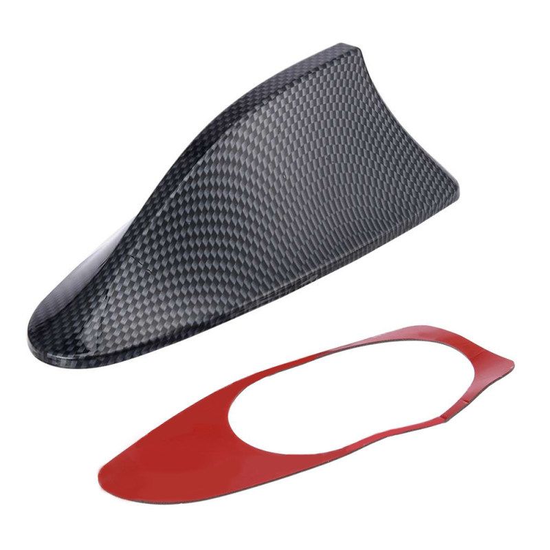 Carbon Fiber Car Auto Styling Roof Shark Fin Radio-Black