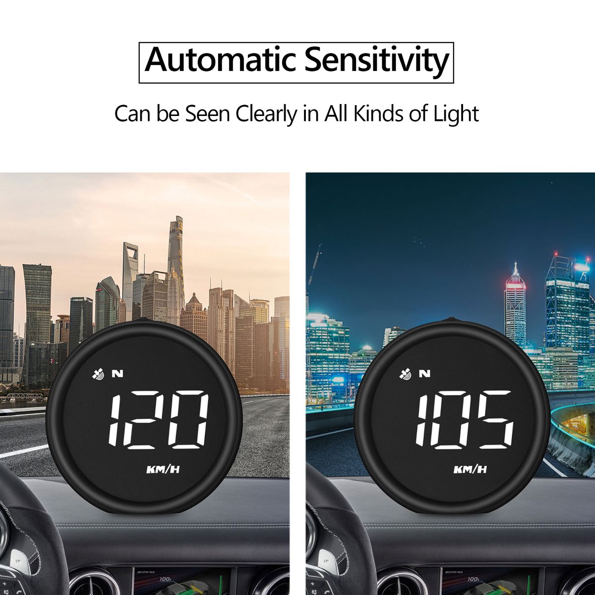 Speedometer Head Up Display GPS Speedometer Multifunctiona