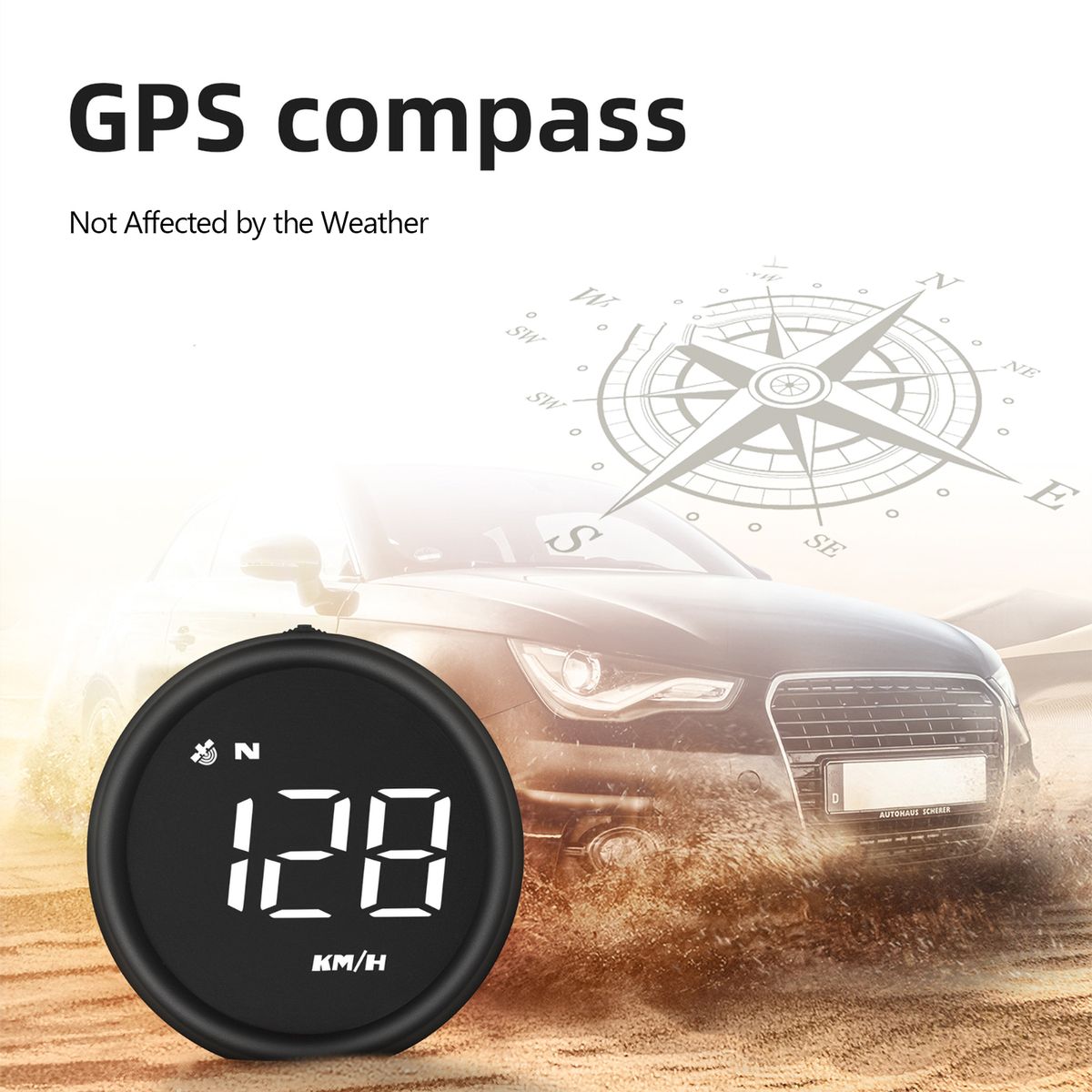 Speedometer Head Up Display GPS Speedometer Multifunctiona