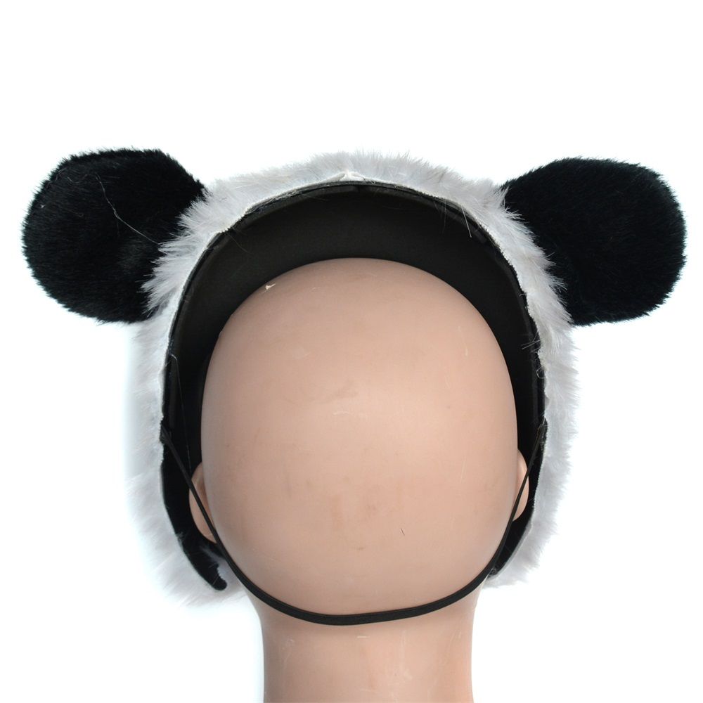 Half-face Animal Mask  Dalmatian Panda