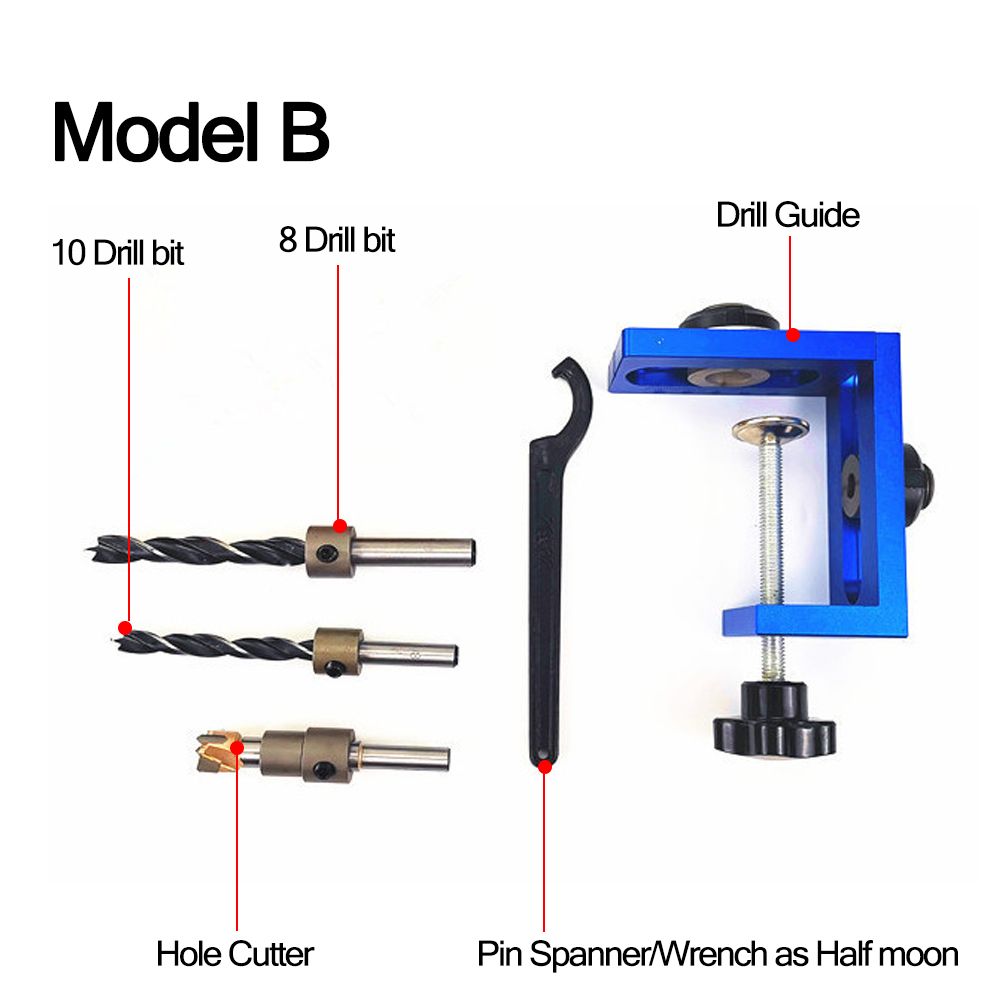 Three-in-one Drilling Locator Tool Kit Hole Puncher Hole