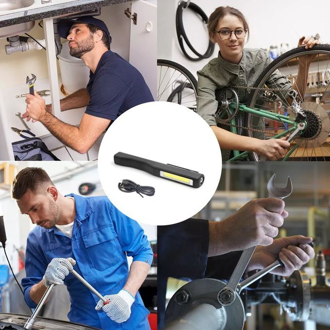 Re Hargeable Work Light Inspe Tion Light Re Hargeable USB   Lighting-bla K