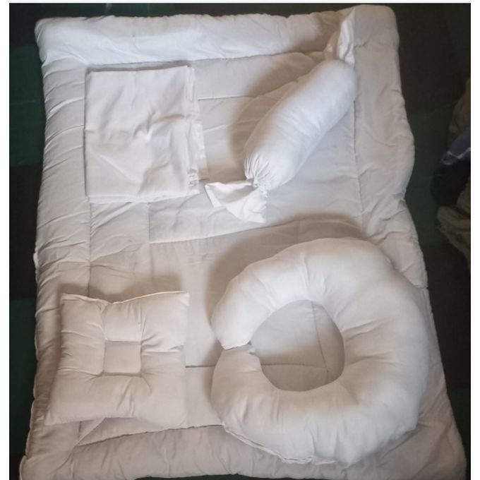 Quality Plain White Baby Duvet Cover Set