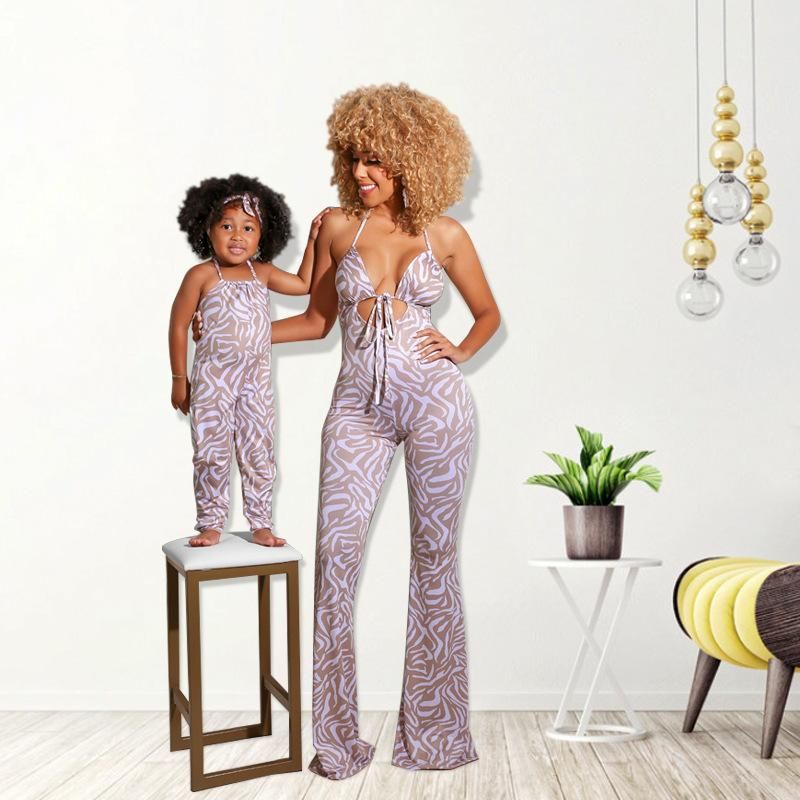 A191 Women's Summer New Parent-Child Suit Jumpsuit New Source Manufacturer