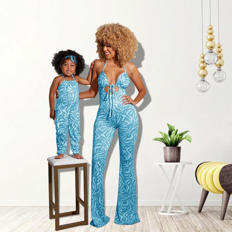 A191 Women's Summer New Parent-Child Suit Jumpsuit New Source Manufacturer