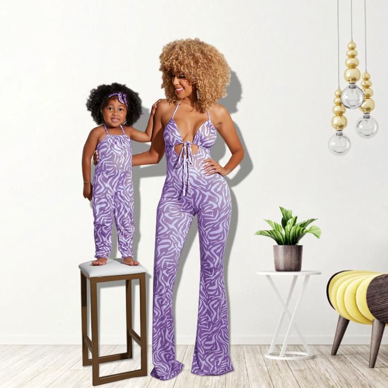 A191 Women's Summer New Parent-Child Suit Jumpsuit New Source Manufacturer