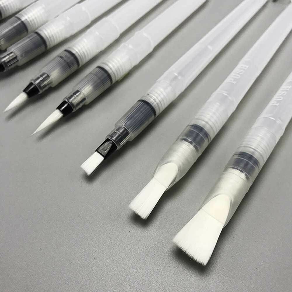 6pcs/set Paint Brush Water Color Brush Pencil Soft Brush