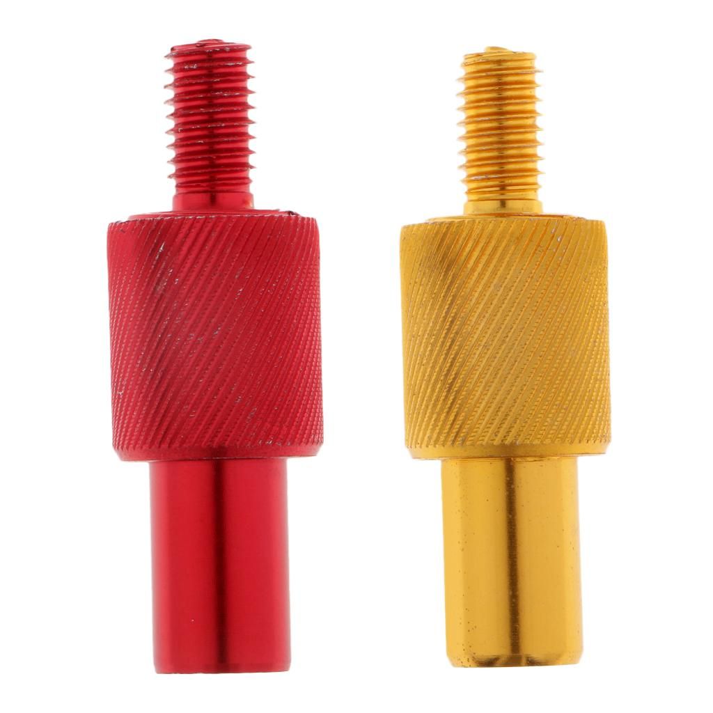 Aluminum  Landing Net Harpoon Rod Thread Adapter Rod Red
