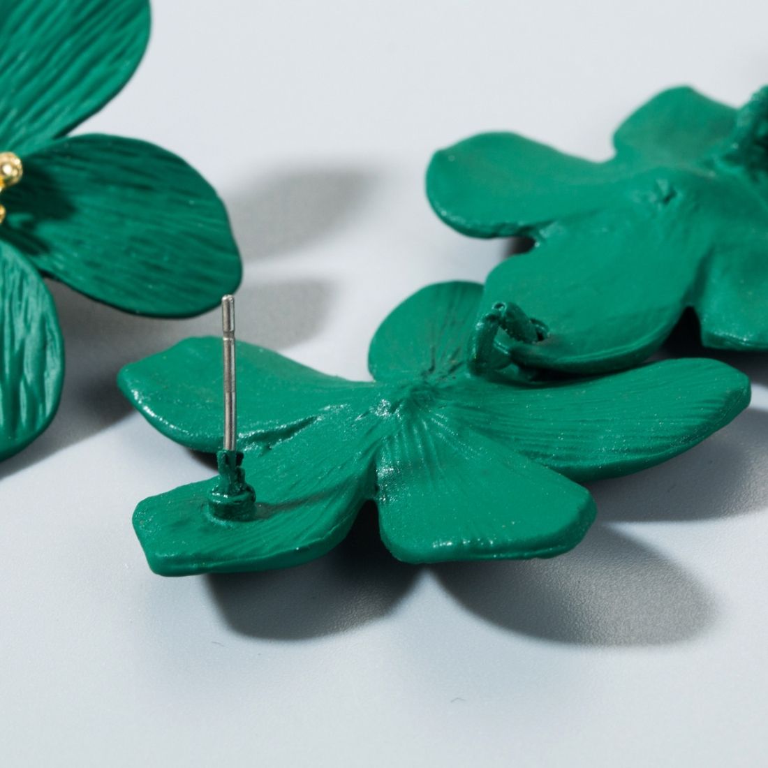 2 Pairs Multilayer Flower Earrings