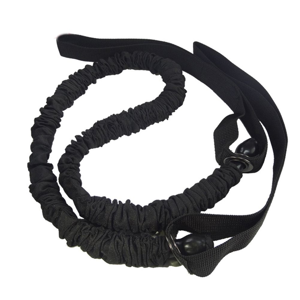 AB Wheel Abdominal Pull Rope Fitness Resistance Band For 4-Wheel Abdominal Roller-black