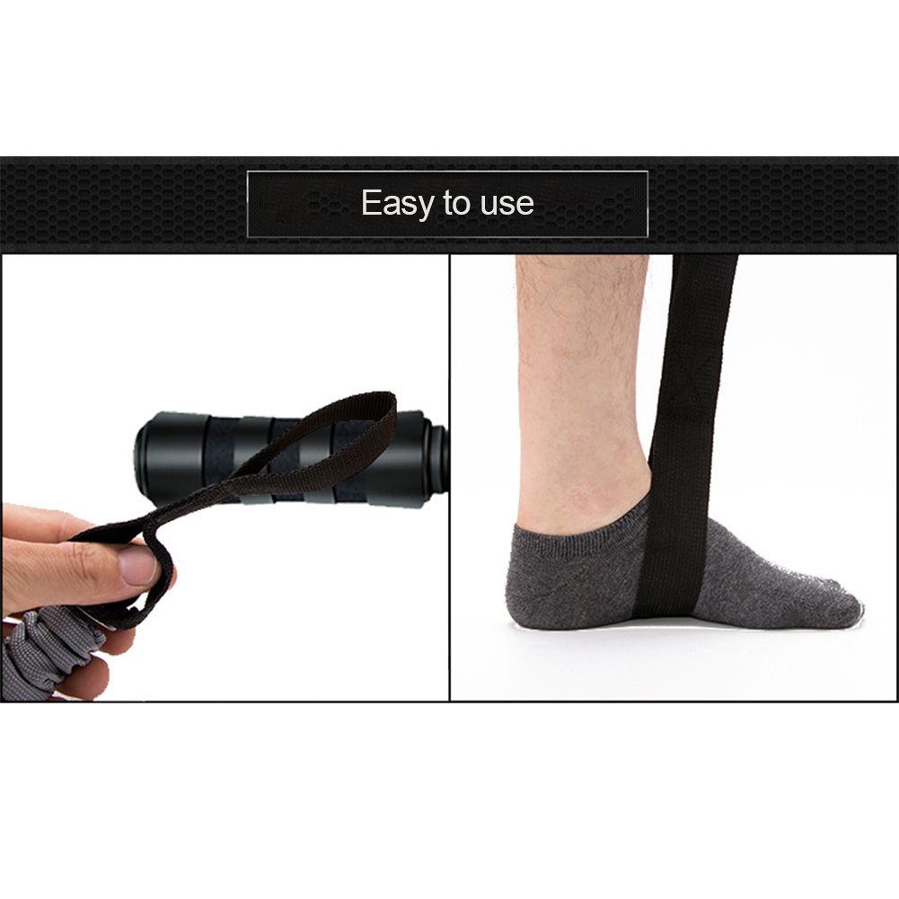 AB Wheel Abdominal Pull Rope Fitness Resistance Band For 4-Wheel Abdominal Roller-black