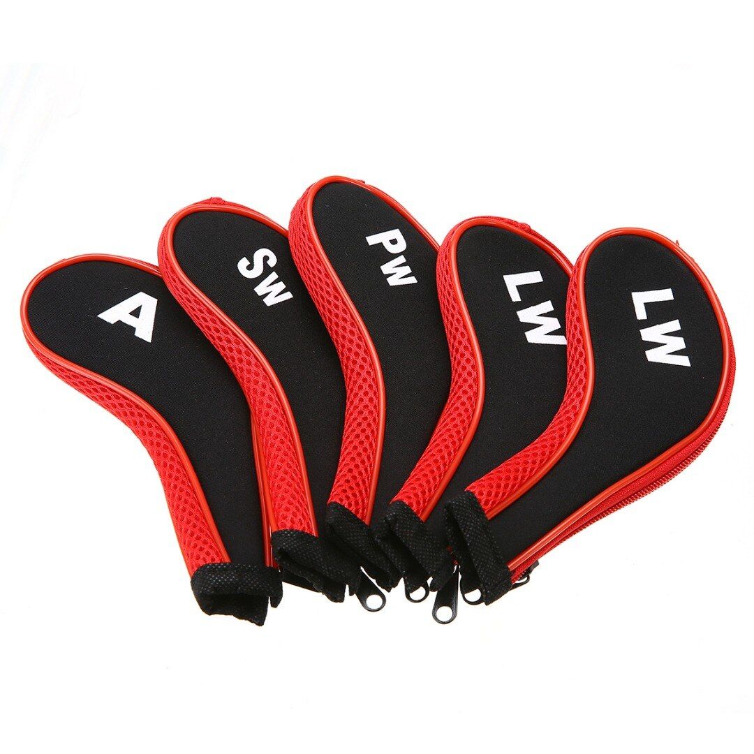 High Quality 12pcs Rubber Neoprene Golf Club Head Cover Set