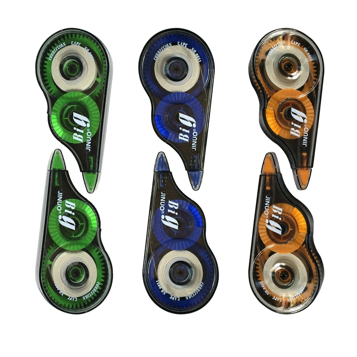 6-Pack Mini Correction Tape 5mmx6.5m(0.2x255.9in) Easy To