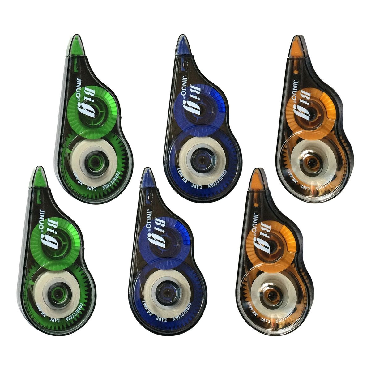6-Pack Mini Correction Tape 5mmx6.5m(0.2x255.9in) Easy To