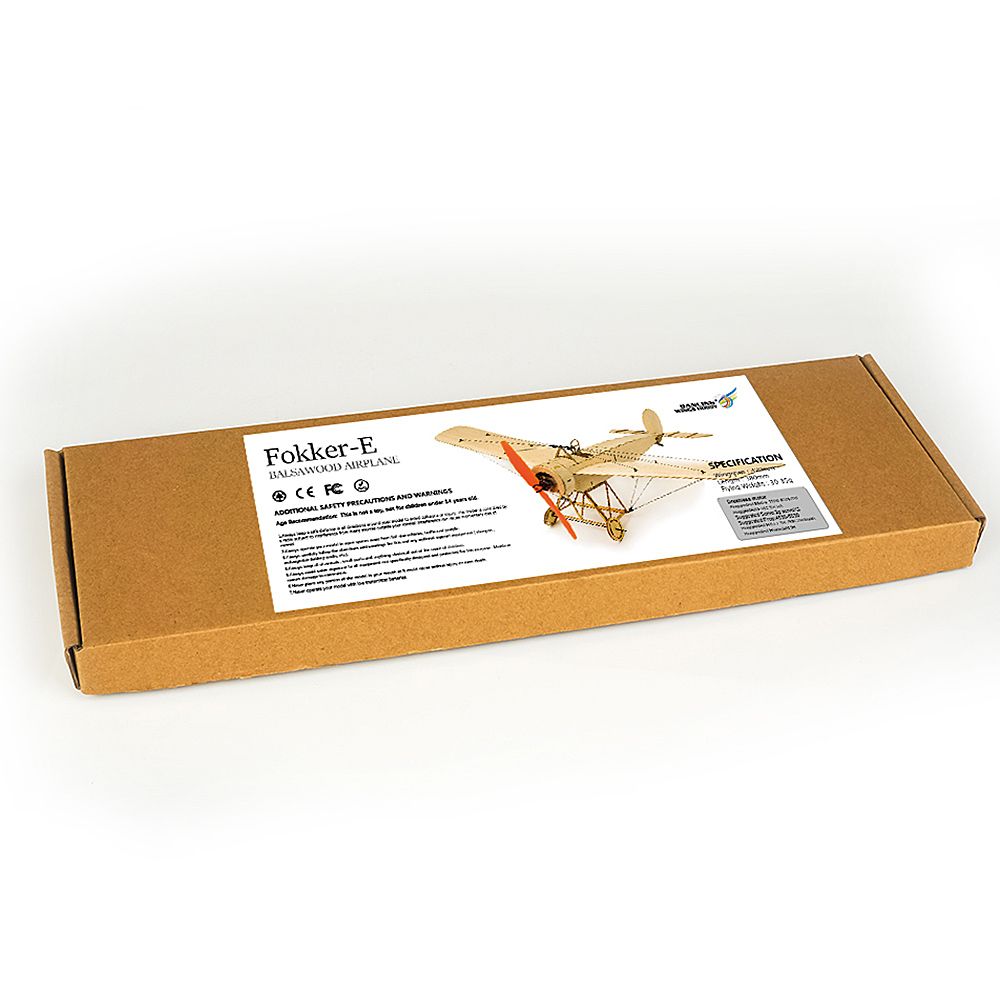 DW Hobby K0801 Mini Fokker-E Balsa Wood 420mm Wingspan