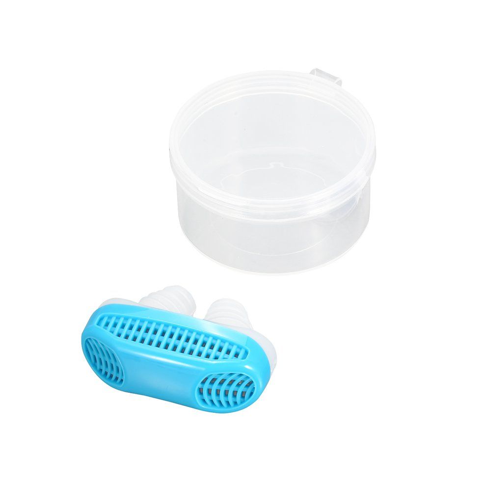 MT Anti Snore Silicone Nasal Dilators Stop Snoring Nose Clip Stopper Anti Snoring-Blue