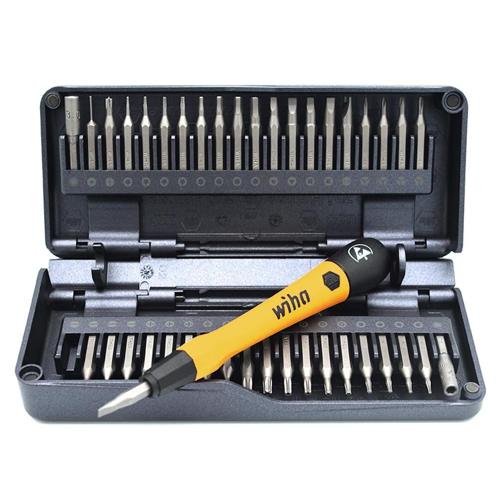 zai Hause Precision Screwdriver Kit 41 in 1 with 40 Bits Screwdriver Bit Set Nut Driver Magnetic Screwdriver Set with Extension Rod for Mobile Phone Smartphone Game Console Tablet Z6901C4