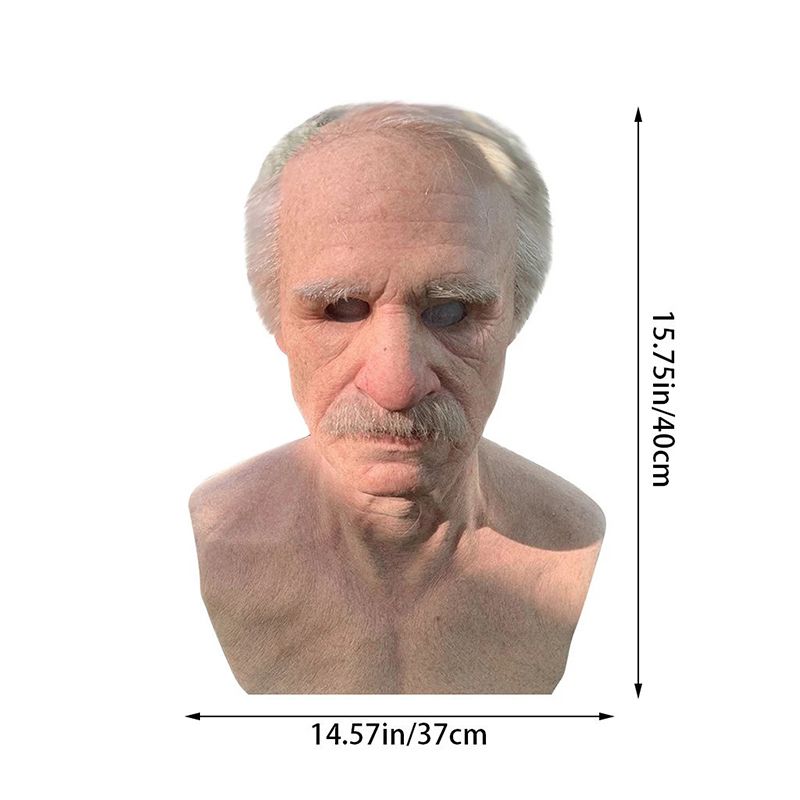 The Elder Another Me Headgear Realistic Silicone Human Full