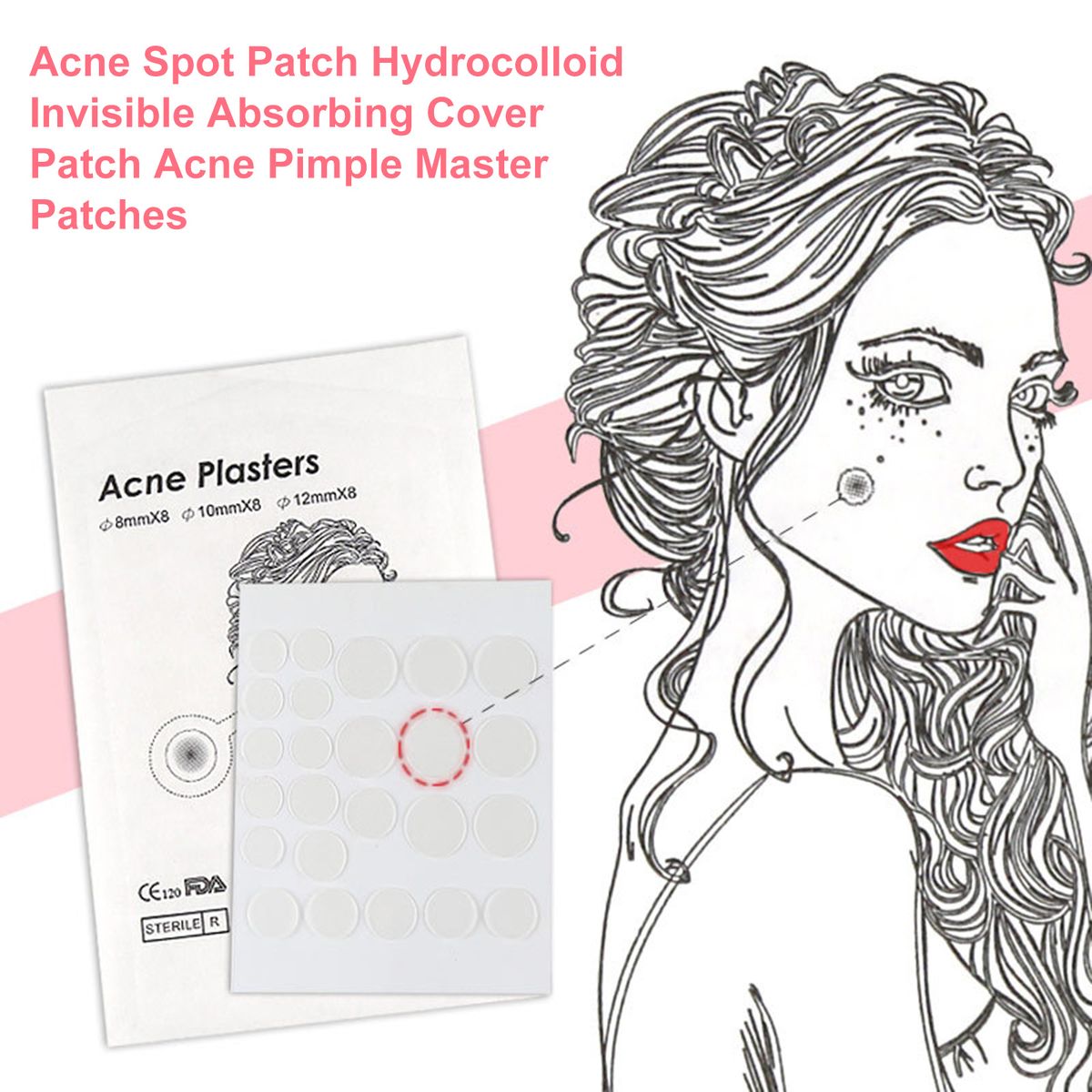 36PCS Acne Spot Patch Hydrocolloid Invisible Absorbing Cover