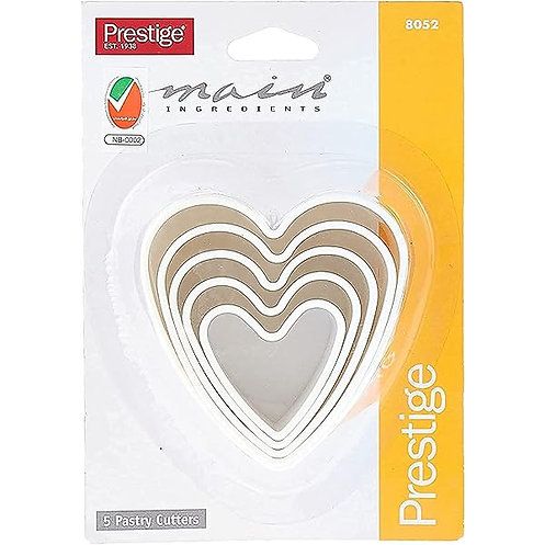 5-Piece Heart Shape Pastry Cutter