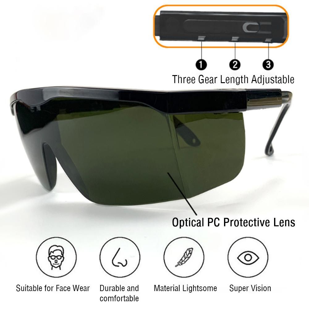 Protective Glasses Three Gears Telescopic Adjustable Anti-Laser Glasses for UV Beauty E-Light IPL Hair Removal Instrument Electric Welding Laser Disinfection Stick
