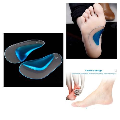 Silicon Gel Orthopedic Insole For Flat Foot, Arch Support  Plantar Fasciitis