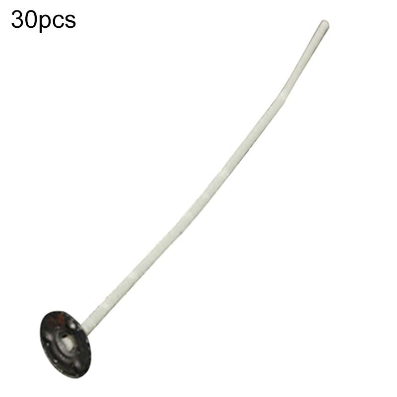 30 Pcs Candle Wicks Cotton Core Waxed Wick with Sustainer
