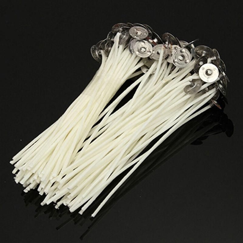 30 Pcs Candle Wicks Cotton Core Waxed Wick with Sustainer
