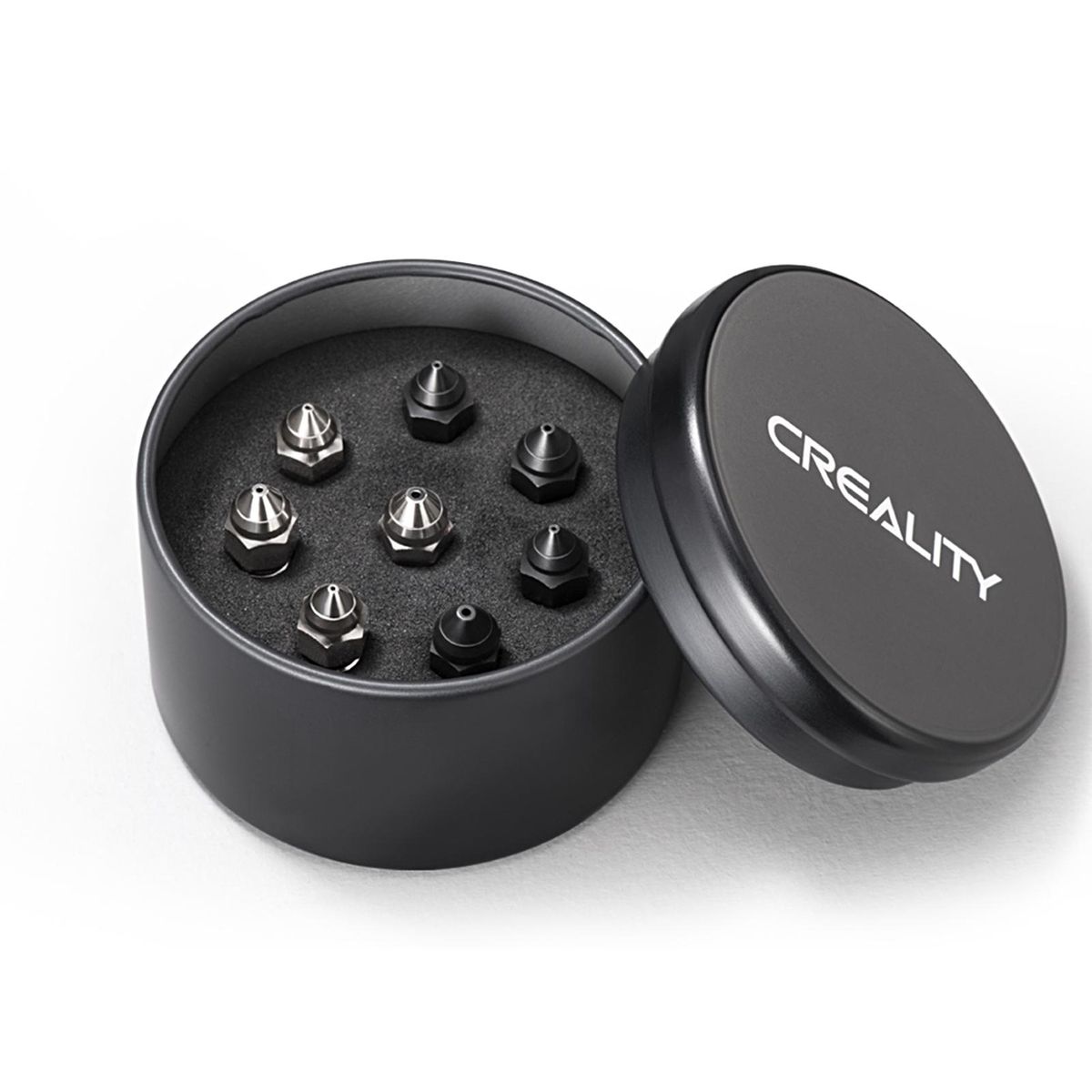 CREALITY New Copper Alloy and Hardened Steel Nozzle K1 Nozzle Kit Supporting High-speed Printing Speed of 600mm/s for K1 / K1 Max / CR-M4 3D Printer Parts Suitable for most of Filaments PLA / ABS / PETG / TPE / TPU / PC / PEE