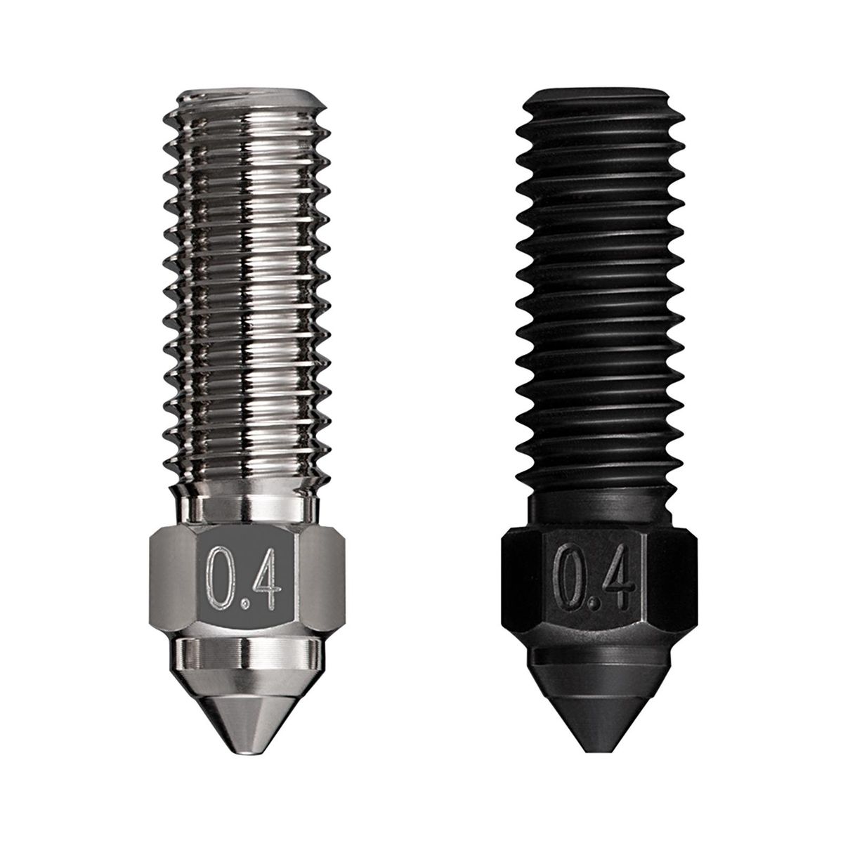 CREALITY New Copper Alloy and Hardened Steel Nozzle K1 Nozzle Kit Supporting High-speed Printing Speed of 600mm/s for K1 / K1 Max / CR-M4 3D Printer Parts Suitable for most of Filaments PLA / ABS / PETG / TPE / TPU / PC / PEE