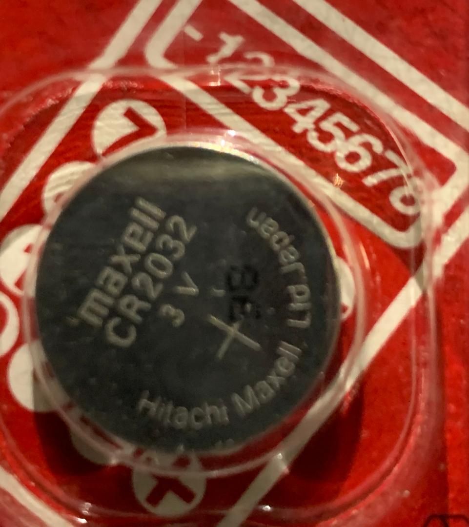 CR2032 LIthium Cell 3volts Battery