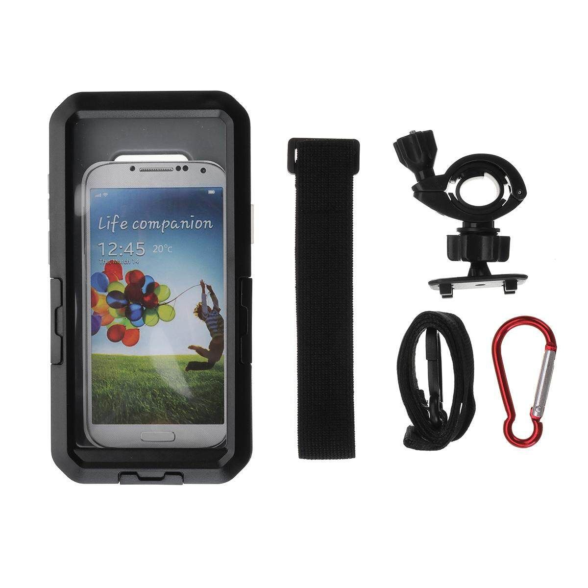 IPX8 Underwater Diving Waterproof Case Motorcycle Bicycle Holder For Galaxy S9+