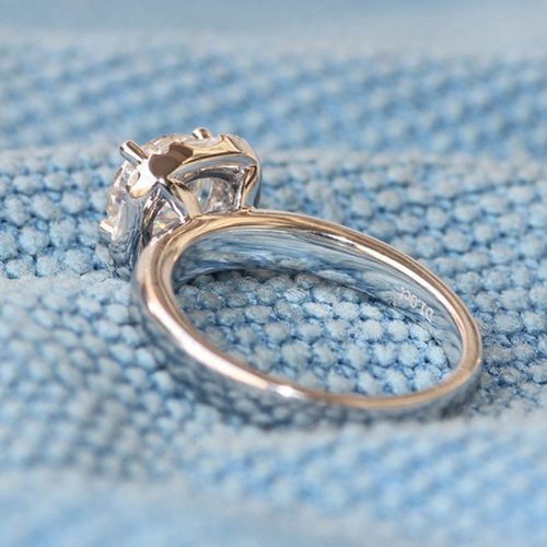 Diamond Party Wedding Engagement Ring  Sliver