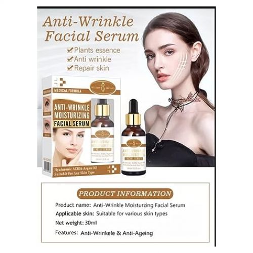 2 In 1Anti-Wrinkle/Moistening Natural Care Face Serum
