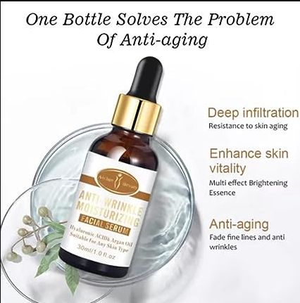 2 In 1Anti-Wrinkle/Moistening Natural Care Face Serum