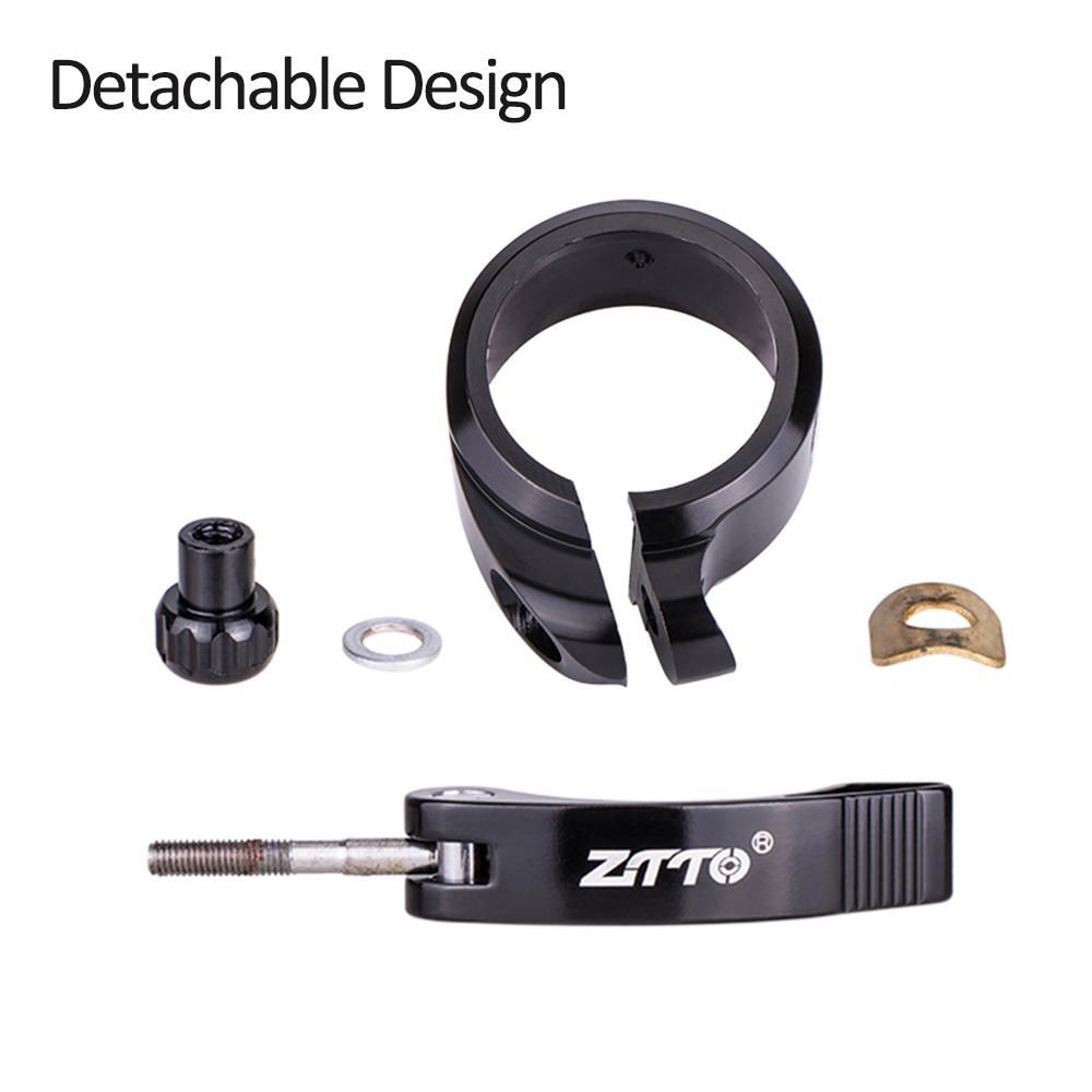 Bike Seat Post Clamp Aluminium Alloy Bicycle Quick Release Seatpost Collar 39.8mm / 40.8mm for Folding Bikes