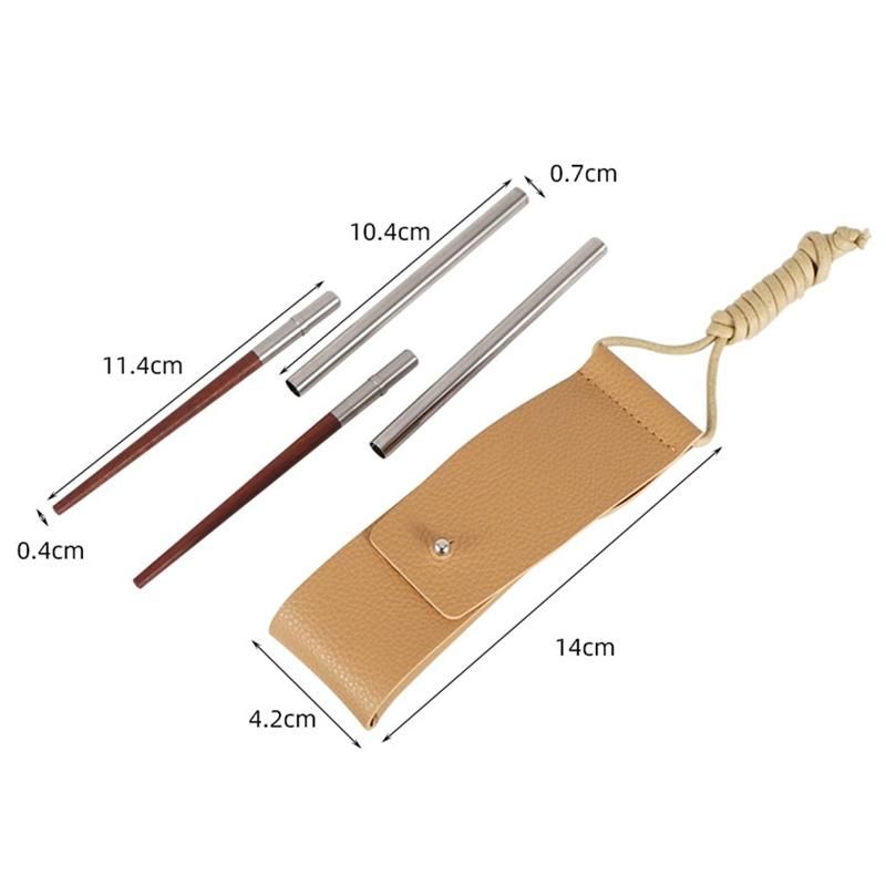 Outdoor Camping Portable Folding Chopsticks BBQ Picnic