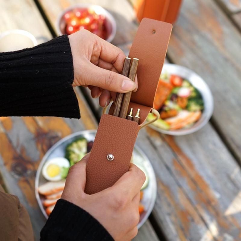 Outdoor Camping Portable Folding Chopsticks BBQ Picnic